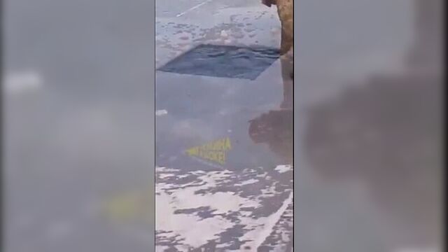утонул в проруби на глазах у жены