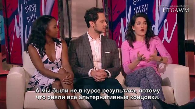 #INTREVIEW: Аджа Наоми Кинг, Мэт МакГорри и Карла Соуса в студии «ET» (Русские субтитры)