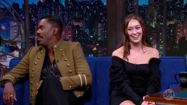 Алисия Дебнем Кери и Колман Доминго на ток-шоу «The Noite» | 10.08.2018