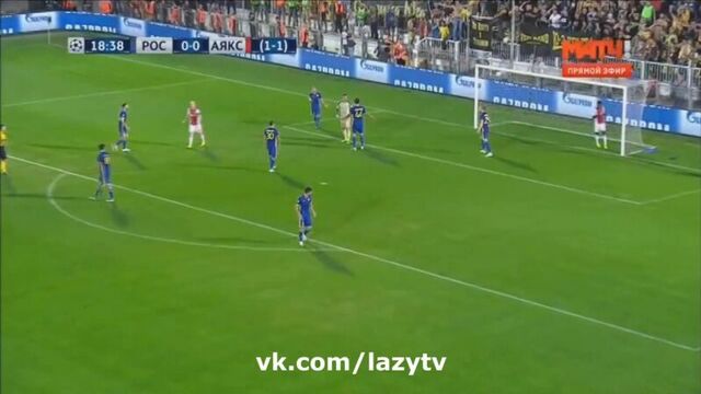 Ростов 4:1 Аякс | Лига Чемпионов 2016 | Раунд Плей офф | Ответный матч | Обзор матча