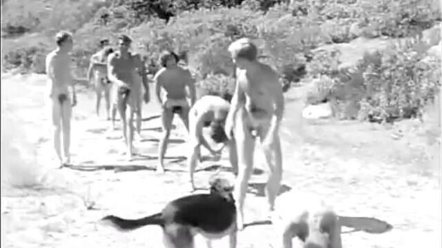 Vintage nudist camp 1960-1967