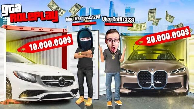 Coffi Channel ВЫБИЛ ИЗ КОНТЕЙНЕРА РЕДКИЙ СУПЕРКАР ЗА 20.000.000$! ОБНОВЛЯЮ СВОЙ АВТОПАРК! (GTA