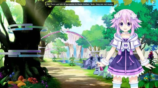 Аниме девушка Neptune из игры Hyperdimension Neptunia - живые обои для Wallpaper Engine