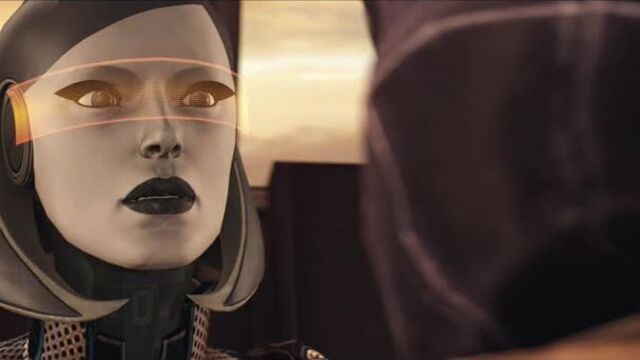 (Sound)Edi&Tali'Zorah(Quarian) - AI-Curious - Episode 1: First Times - futanari on female [Mass Effect;Porn;R34;Sex;SFM]