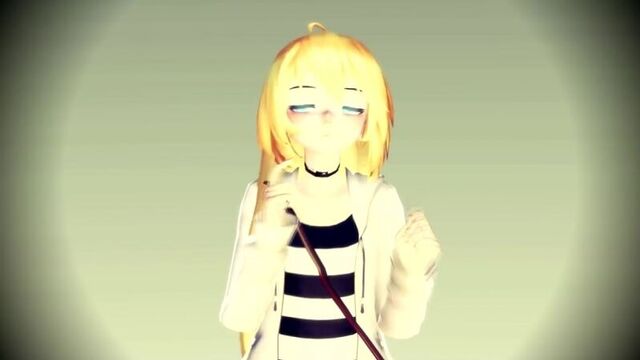 【MMD】_Senpai_【Satsuriku no Tenshi _ Ray and Zack】
