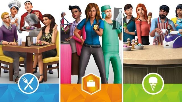 Трейлер The Sims™ 4 Коллекция: «На работу!», «В ресторане» и «Классная кухня» для консоли