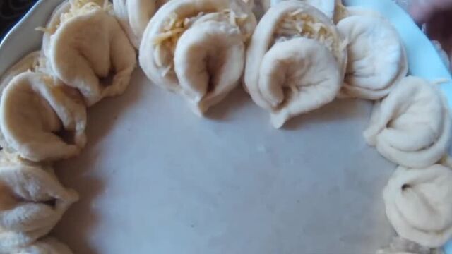 Рецепт. Мясной Пирог Хризантема. Видео рецепт.