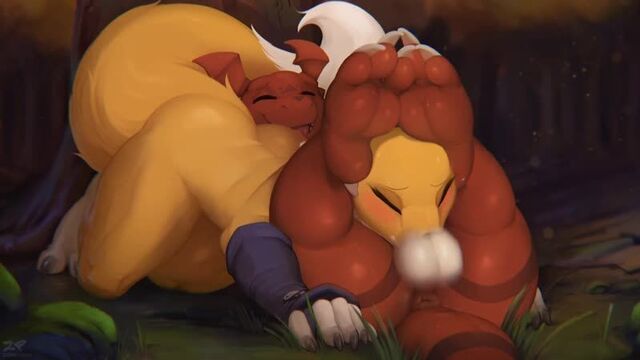 Renamon Blowjob by zonkpunch (Furry, Yiff)