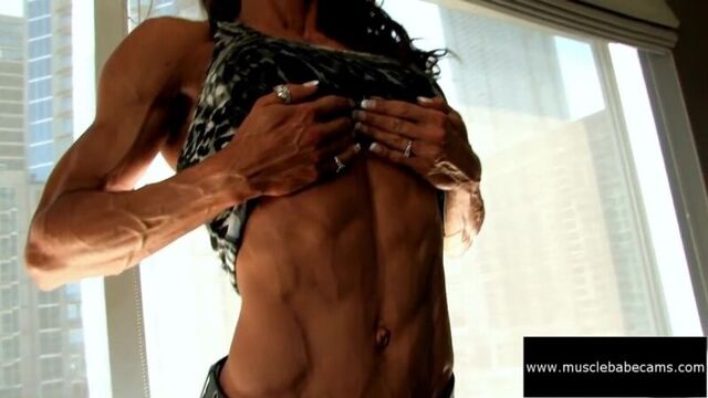 Brie Eubanks Camo Top Out of This World Abs