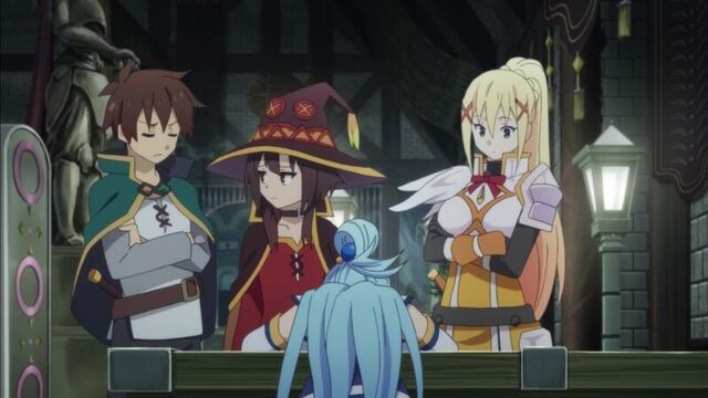 Богиня благословляет этот прекрасный мир TV-1 [ 4 из 10 ] [AniDub] 1 сезон 4 серия