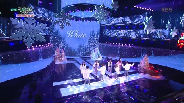 Sejeong & Mina & Nayoung & Mimi (gugudan) - White @ Music Bank 181221