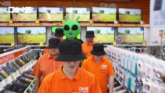 В DNS тает лед - самая зеленая пародия на Грибы