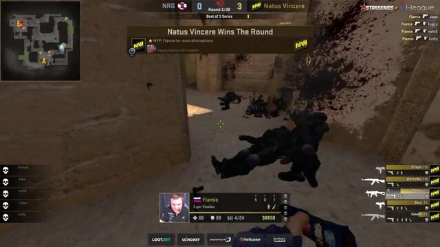 Эйс от flamie с UMP и пистолета