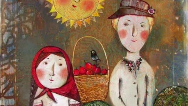 Белорусская колыбельная Гушки. Belarusian lullaby. Картины Анн