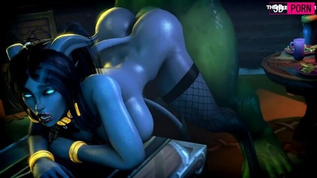 3D PORN Whore Draenei X'sara World of Warcraft Slut