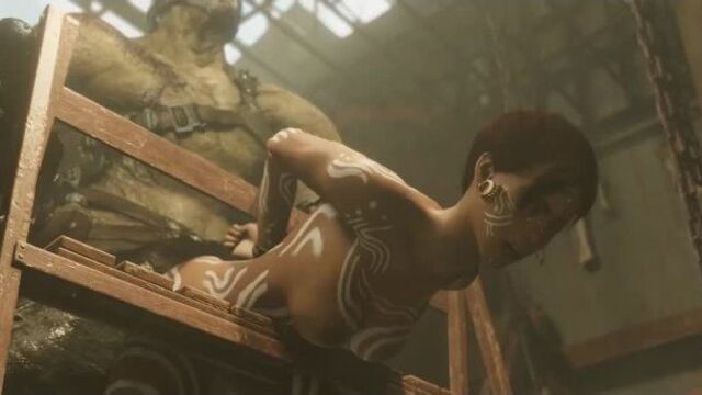 Resident Evil - Секс с огромным мутантом