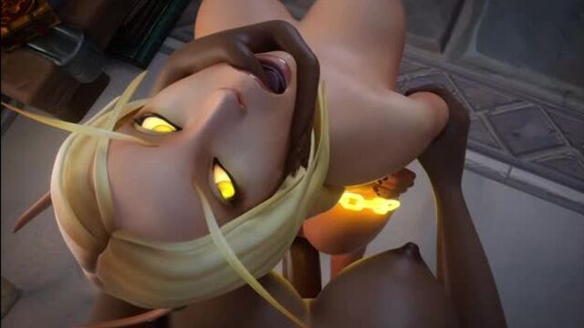 (Sound)Blood Elf futanari on female ver.1 [World of Warcraft;WoW;Porn;Pov;Hentai;Dickgirl;Sex;R.34;Sfm;порно;хентай;варкрафт]