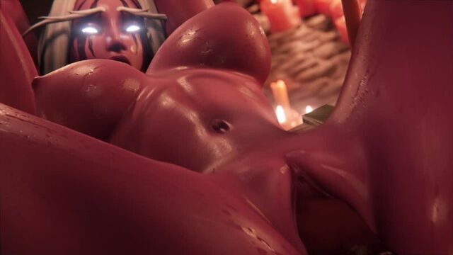(Sound) Night Elf sex - Demon Pact [World of Warcraft, WoW, Nagoonimation;Porn;Hentai;R34;4K;порно;хентай]