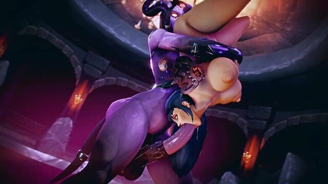 Futanari Eredar X Human World of Warcraft [WoW Porn Futa on female Warlock Draenei Demon Hentai SFM NSFW Rule 34 Sex варкрафт]