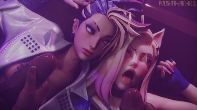 Akali and Ahri give fans a special opportunity blacked polished jade bell cumshot 1080p