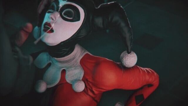 Harley Quin blowjob