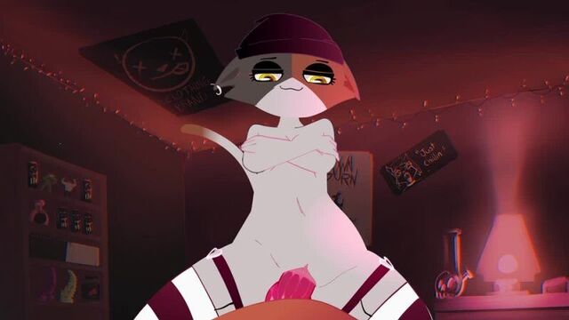 Furry yiff cat meow skulls porn sex fortnite game
