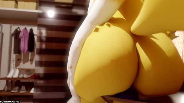 Furry yiff renamon 3
