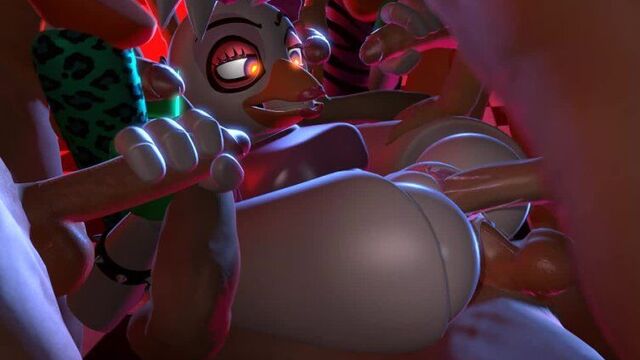 Furry yiff fnaf Glamrock Chica sex porn parody fnaf9 security breach 2
