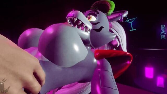 Furry yiff fnaf roxanne wolf sex porn parody fnaf9 security breach 12