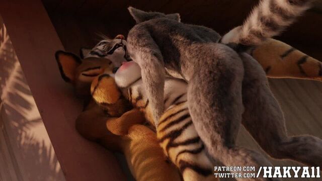Furry yiff tiger porn hakya11 sex r34 4