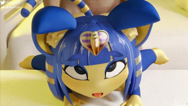 Furry yiff ankha animal crossing porn sex r34 parody 7