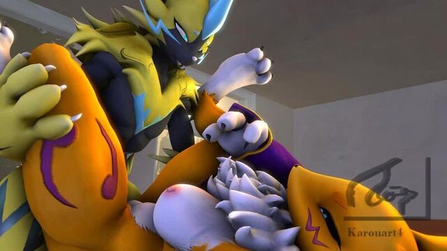 Furry yiff renamon pokemon porn sex r34 3