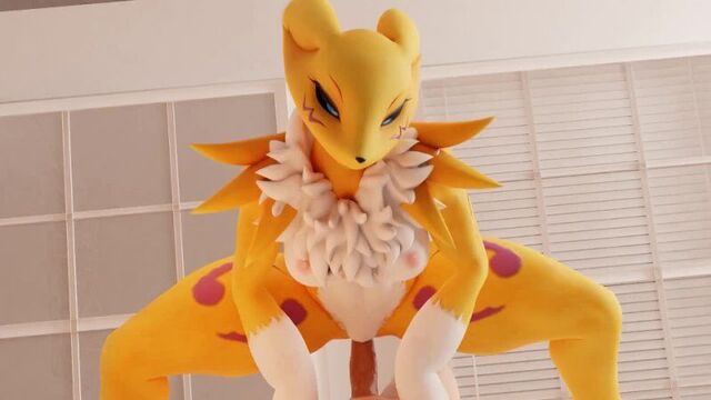 Furry yiff renamon pokemon porn sex r34 4