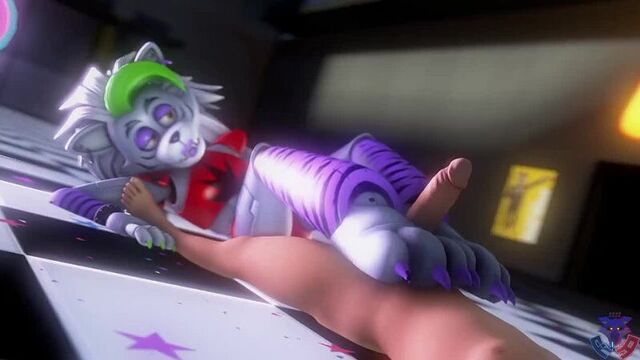 Furry yiff fnaf roxanne wolf sex porn parody fnaf9 security breach 24
