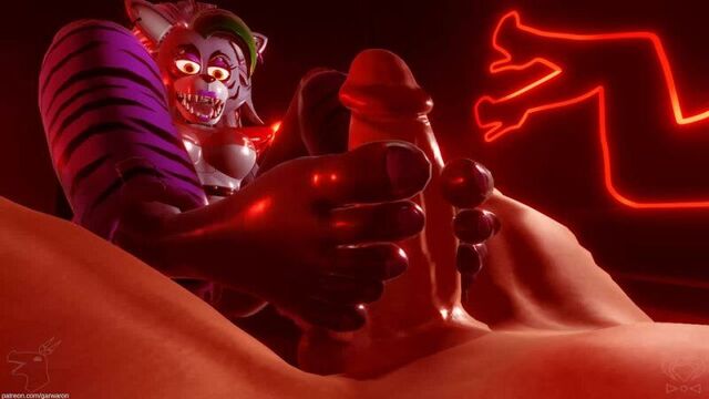 Furry yiff fnaf glam rock roxanne wolf sex porn parody fnaf9 security breach 2