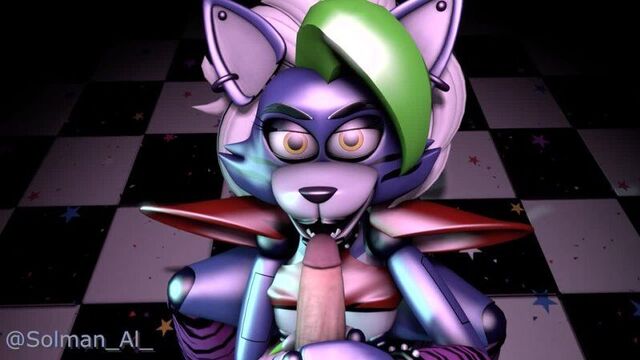 Furry yiff fnaf roxanne wolf sex porn parody fnaf9 security breach 27