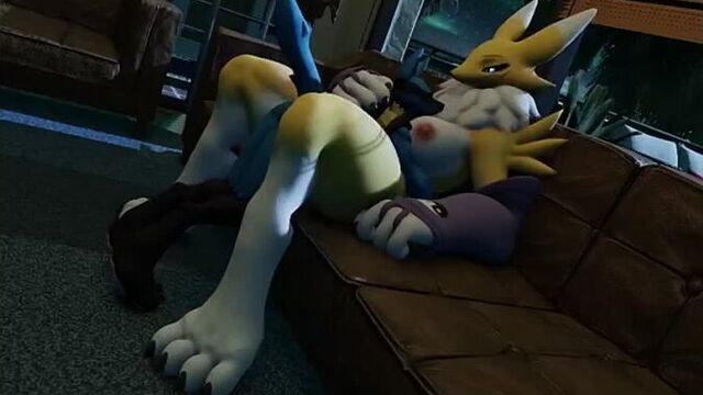 Furry yiff renamon pokemon porn sex 3