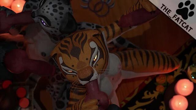 Furry yiff kung fu panda tiger master tigress dreamworks 6