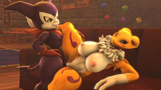 Furry yiff renamon pokemon porn sex 9