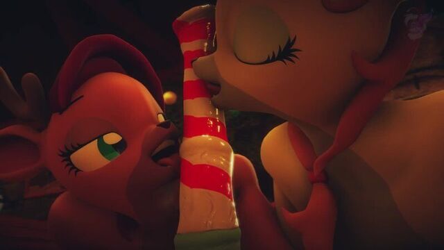 Furry yiff mlp pony horse deer porn sex christmas