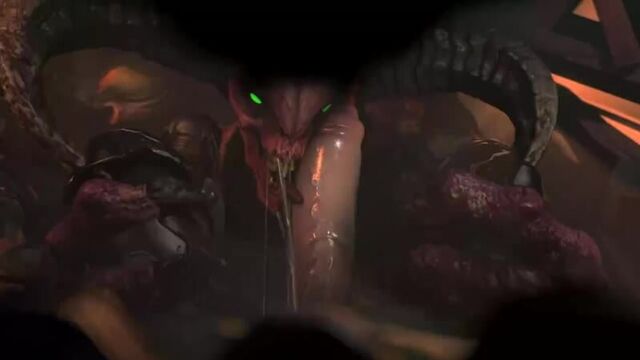 3d Yiff Furry Porn Sex E621 FYE Doom demon girl sucks Slayers cock r34 rule34