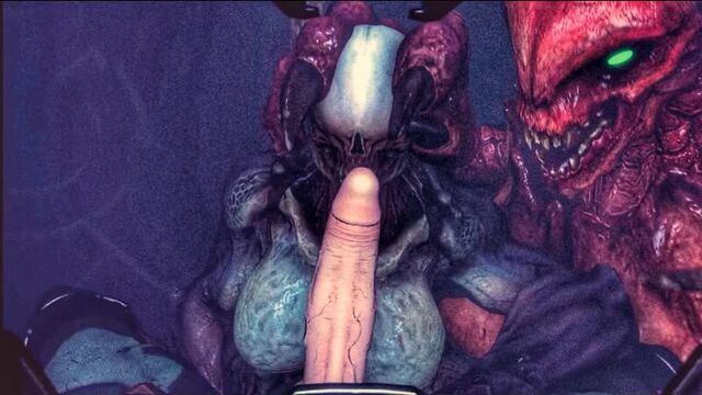 3d yiff by dahsharky furry porn Sex E621 FYE Straight doom rule34 r34 demon girl blowjob deepthroat rough baron of hell