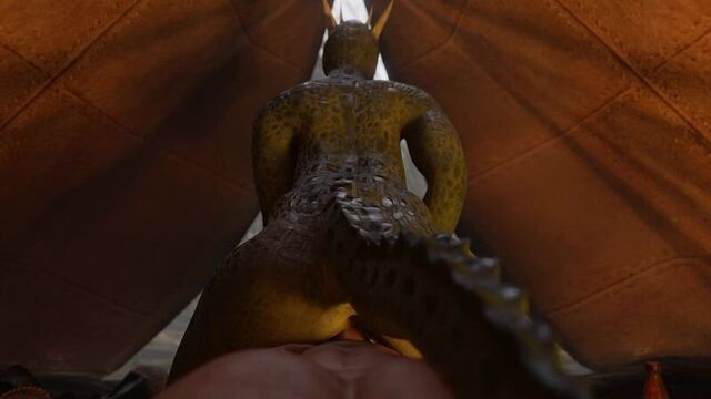 3D Yiff by ThreeDeeDude Furry Porn Sex E621 FYE Straight Scalie Argonian Skyrim R34 Rule34