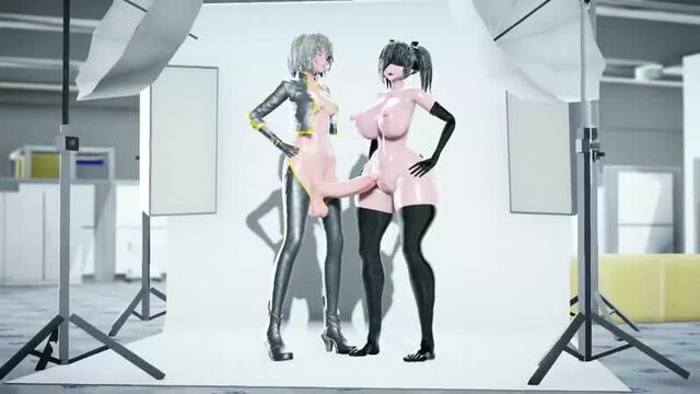 Nyakumi 3D futanari hentai 3
