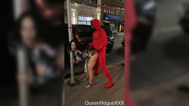 Queen Rogue XXX - Adventure In Time Square With King Nasir [amateur, milf, mature, big tits, latina, interacial, 1080p[
