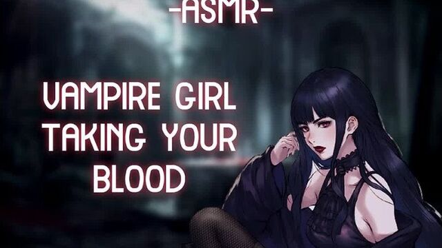 [DarkDreams ASMR] [ASMR] [ROLEPLAY] ♡vampire girl takes your blood♡ (binaural)