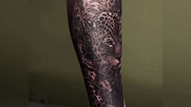 #sanchesta2 #centerta2 #cheetah #tattoo