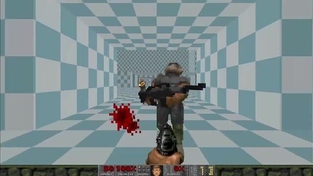 Doom Guy Voxel Death Test