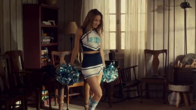 Dominique Provost Chalkley as a Cheerleader - Hot Waverly Earp 2x03