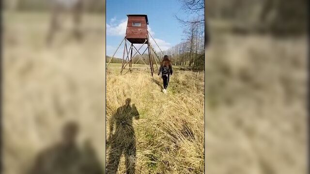 Дала выебать себя в лесу